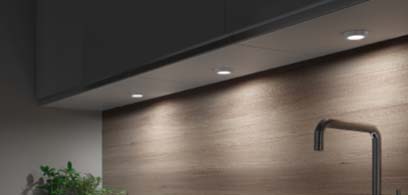 Hype LED Surface or recessed kitchen spot light