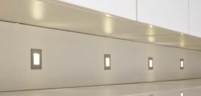 Luce LED Square kitchen Plinth Light